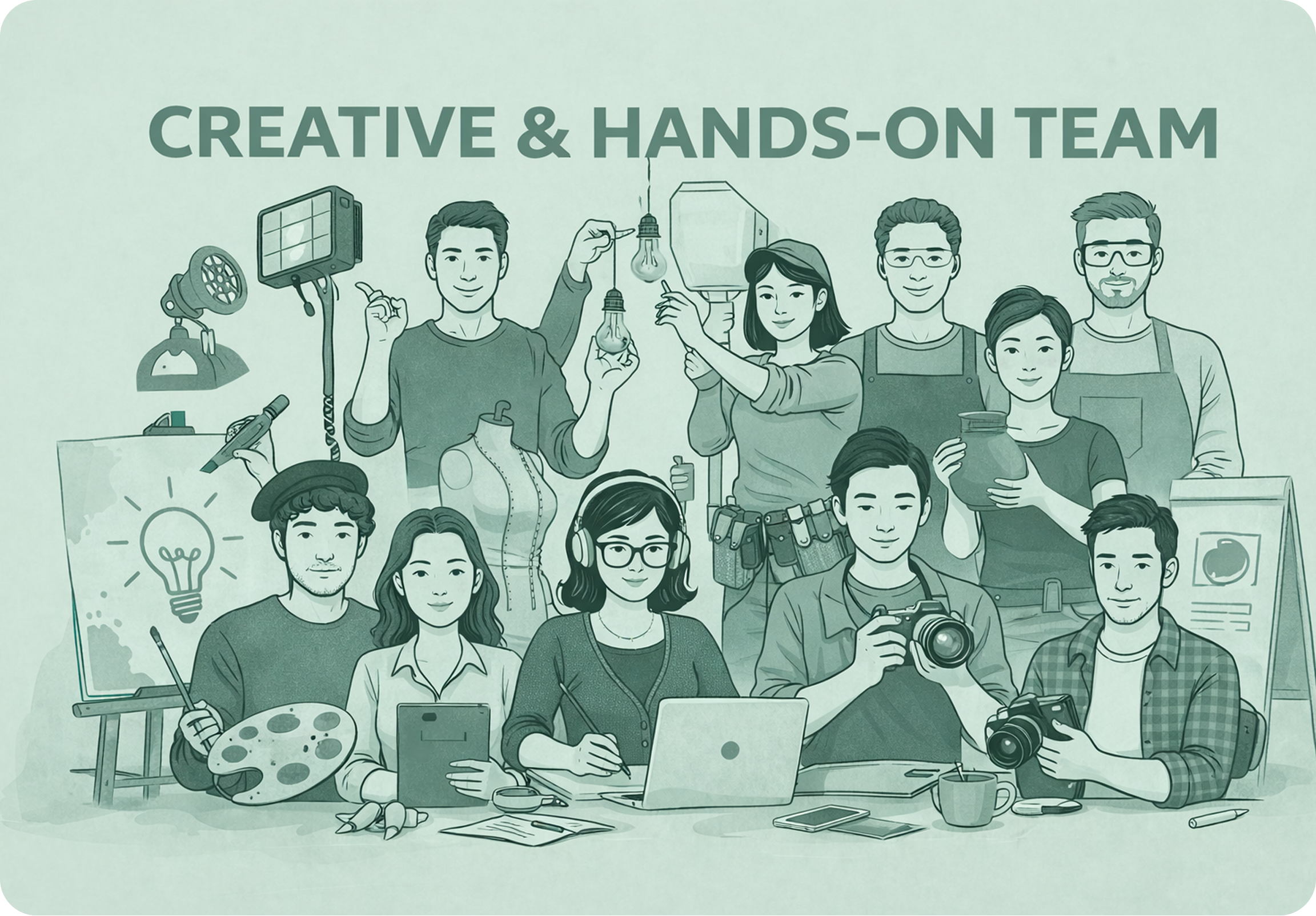 Creative & Hands-On Team